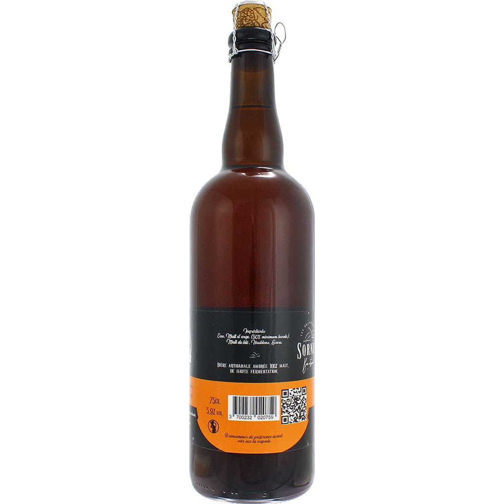 Bière Sornin Ambrée brassée par Les Brasseurs du Sornin 75cl