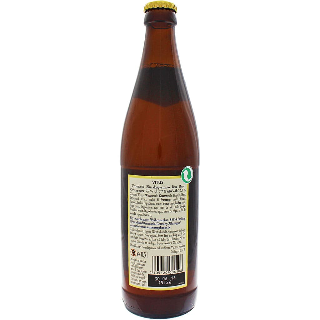 Bière Vitus brassée par Weihenstephaner, Allemagne
