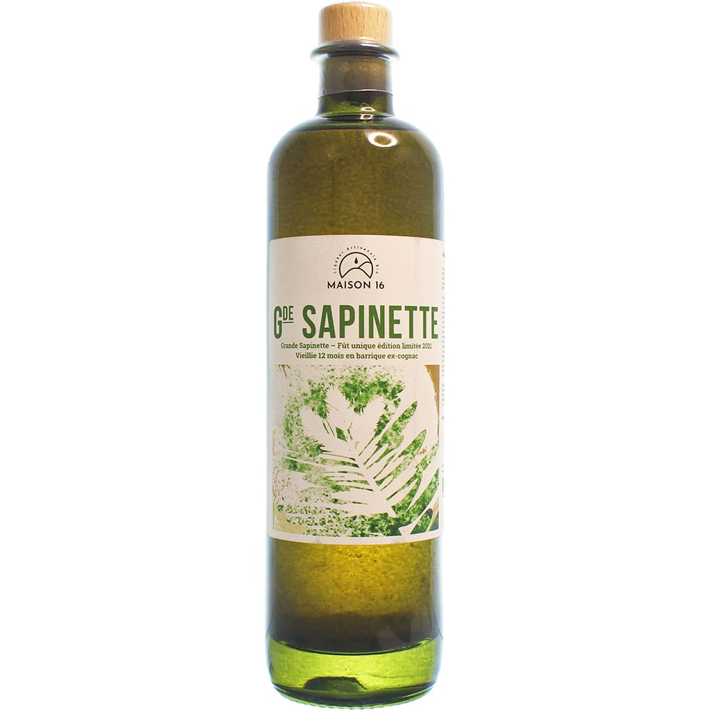 Liqueur française Grande Sapinette par Maison 16