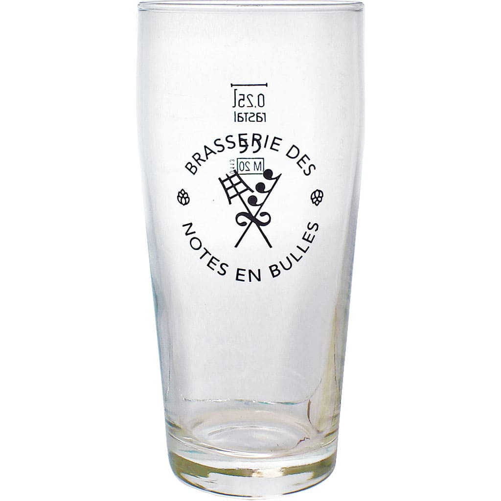 Verre Notes en Bulles de la brasserie Notes En Bulles, France