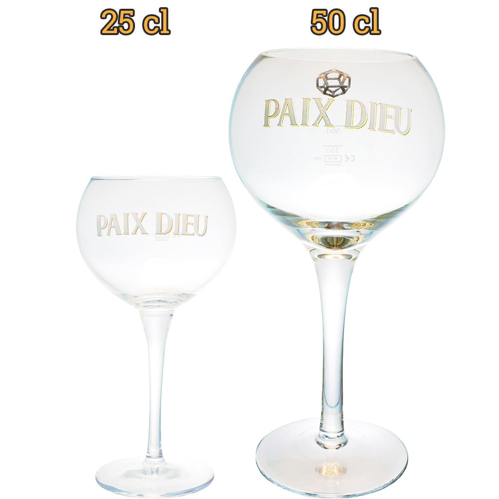 Verres Paix dieu par la brasserie belge Caulier