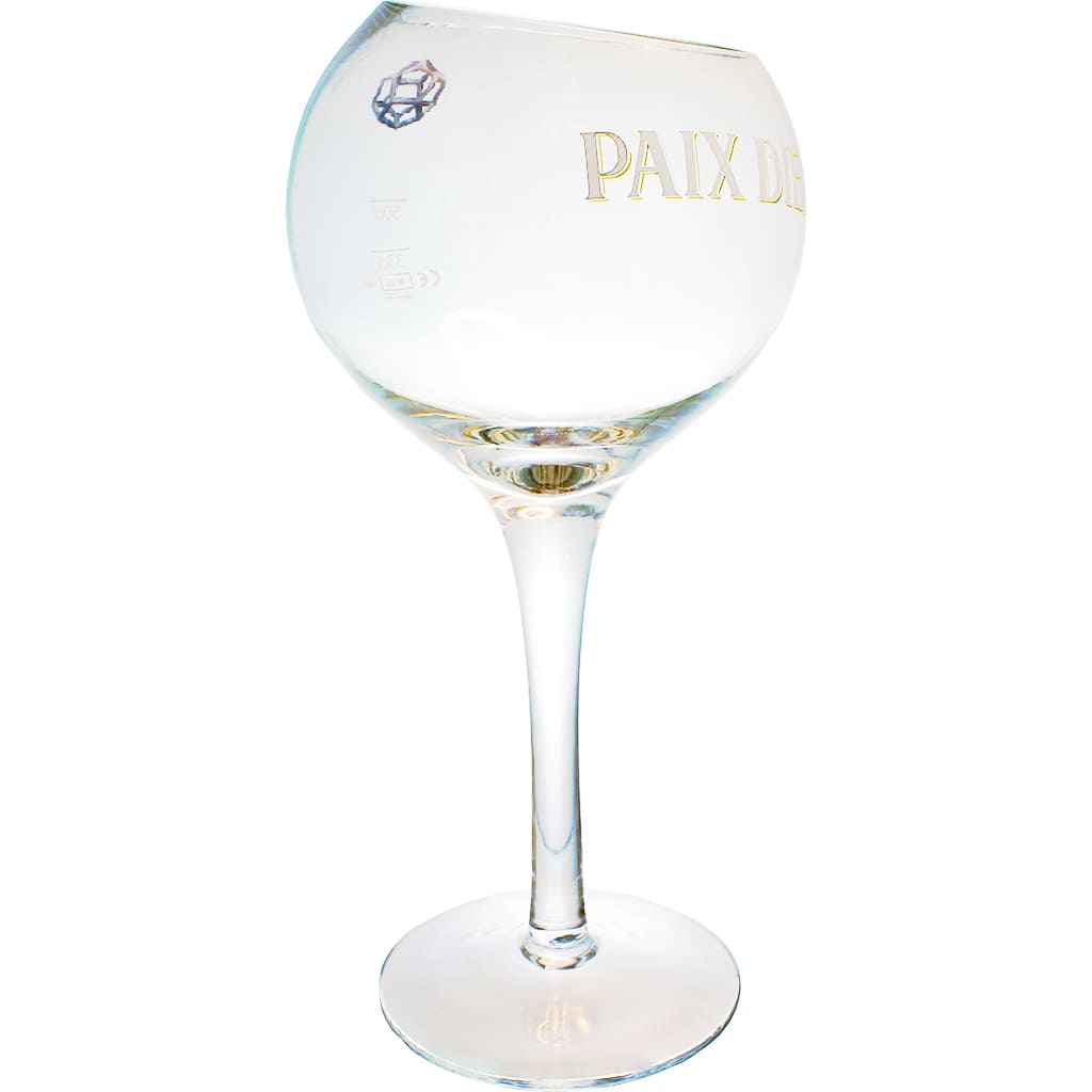 Verre de 50cl Paix dieu par la brasserie belge Caulier