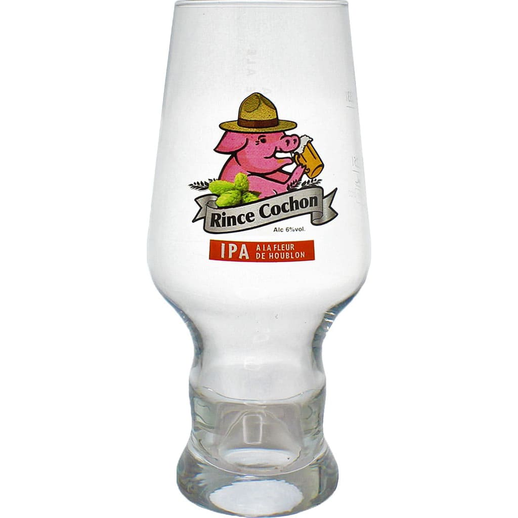 Verre Rince Cochon IPA de la Brasserie Haacht - Belgique