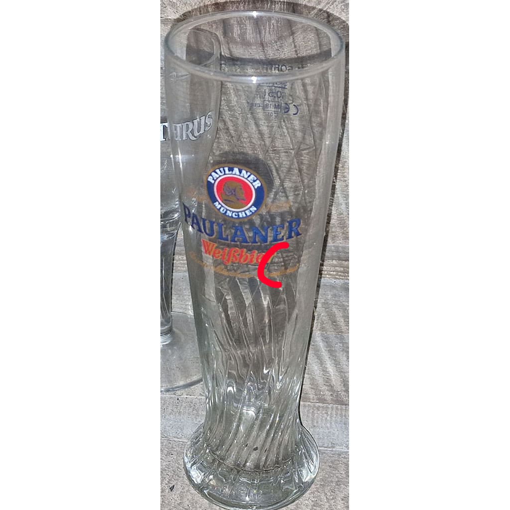 Verre Paulaner Weissbier  - Paulaner Munchen - Allemagne