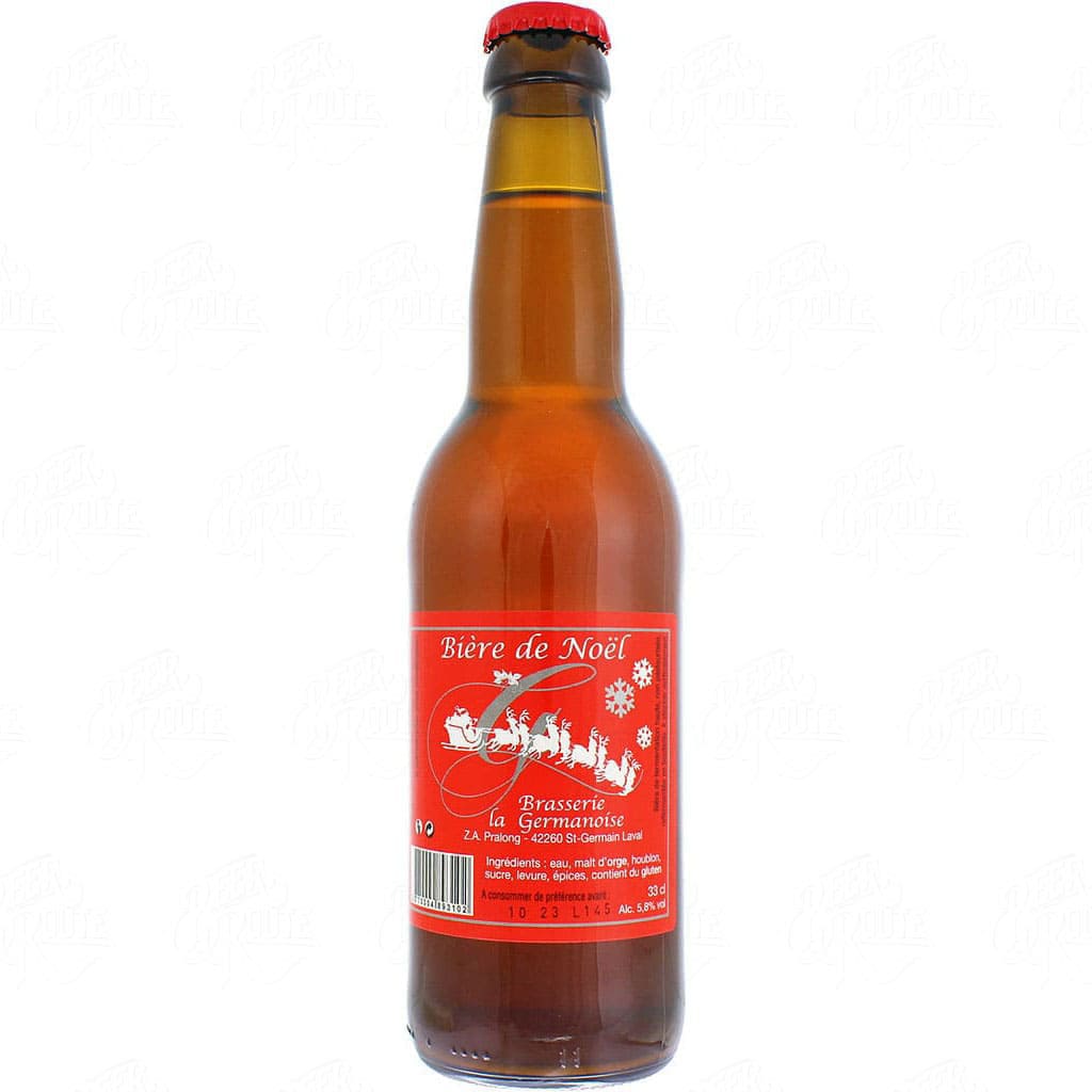 Bière de Noël brassée par Brasserie La Germanoise, France en 33cl