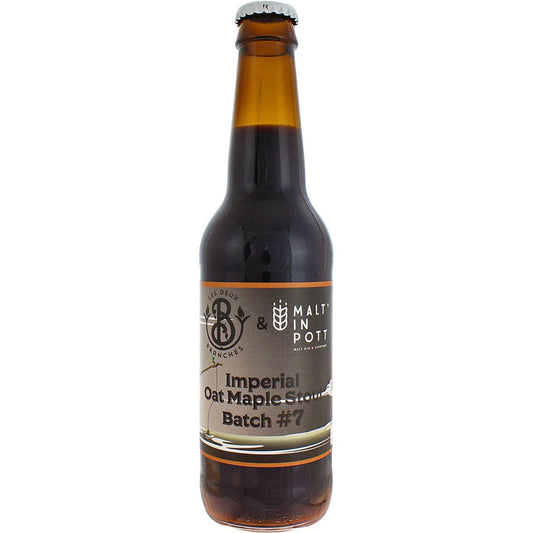 Bière Imperial Oat Maple Stout brassée par la brasserie des 2 Branches