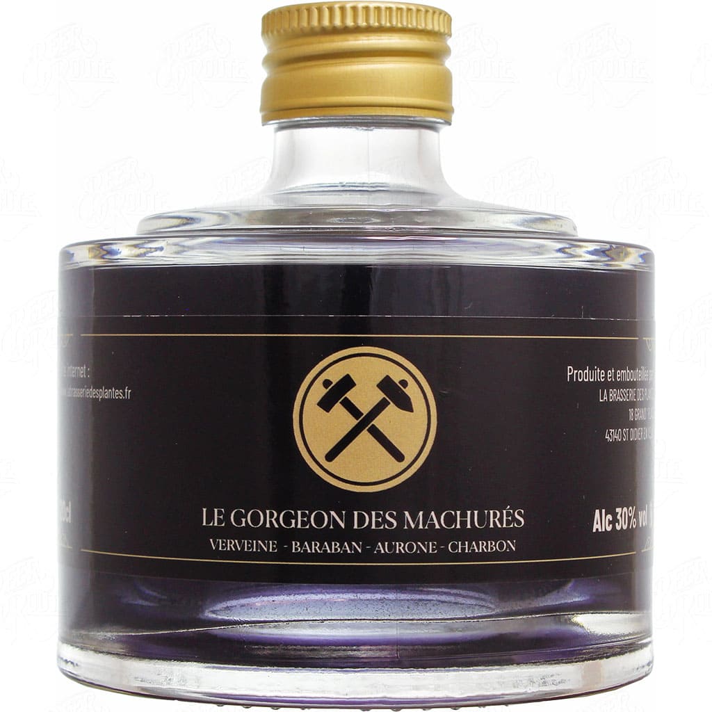 Liqueur française style verveine Le Gorgeon des Machurés par Brasserie des Plantes en 20cl
