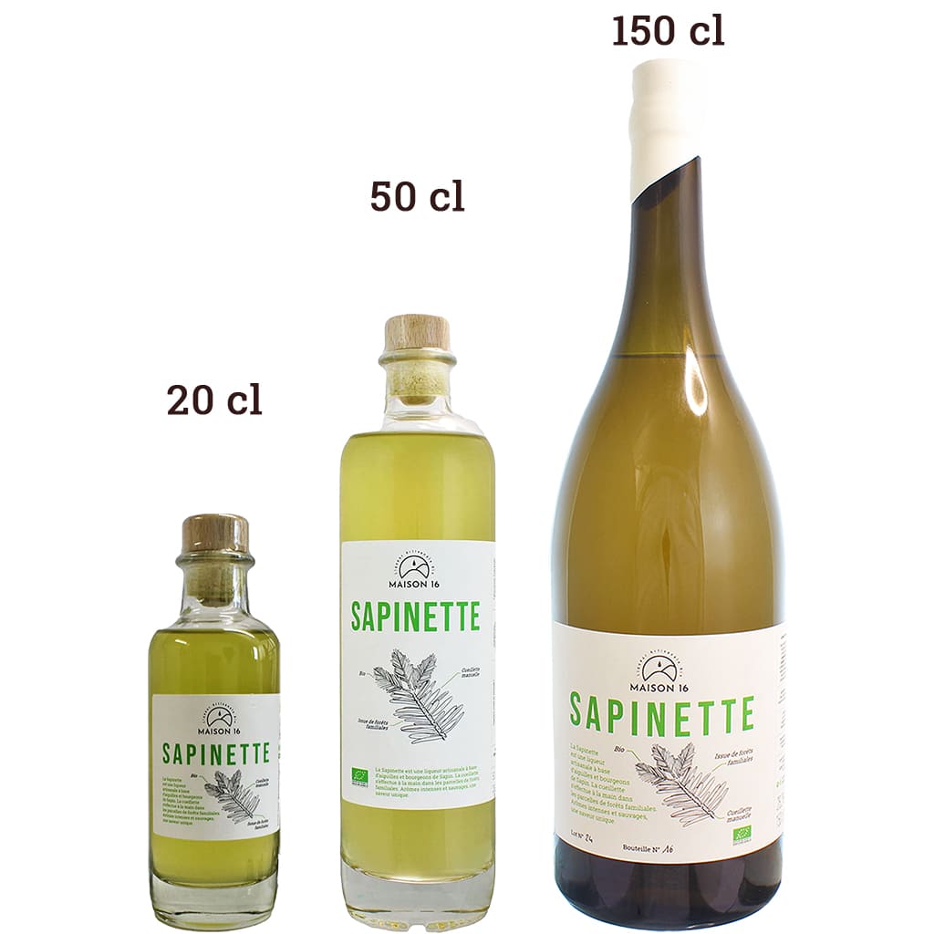 Liqueur française Sapinette par Maison 16