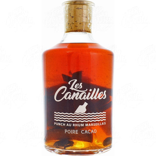 Punch au rhum : Poire Cacao préparé par Les Canailles, France en 70cl