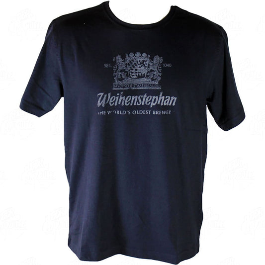 T-Shirt Bleu Premium Edition de la brasserie Weihenstephan