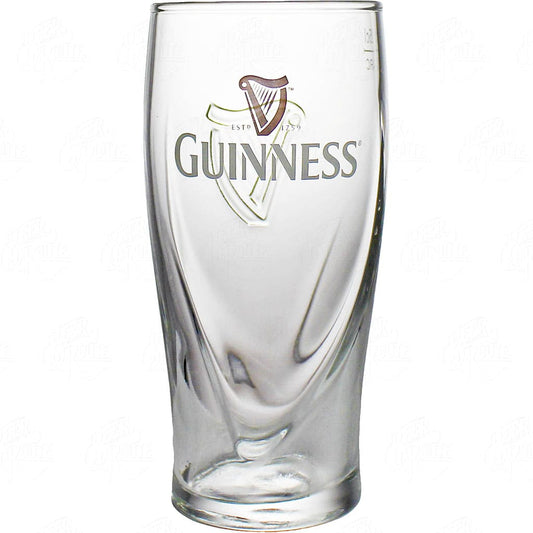 Verre à bière droit de la brasserie irlandaise Guinness en 25cl