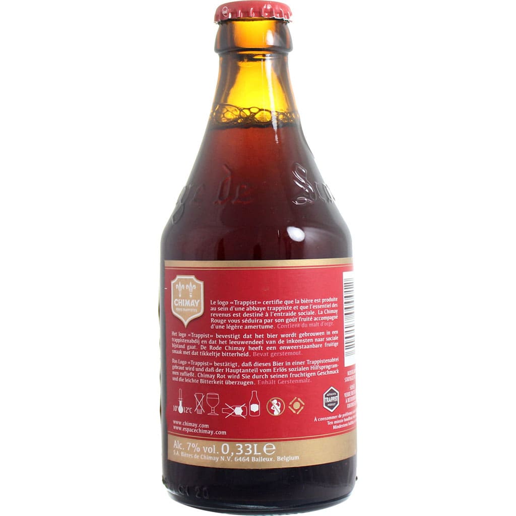 Bière belge brune Chimay rouge brassée par Chimay