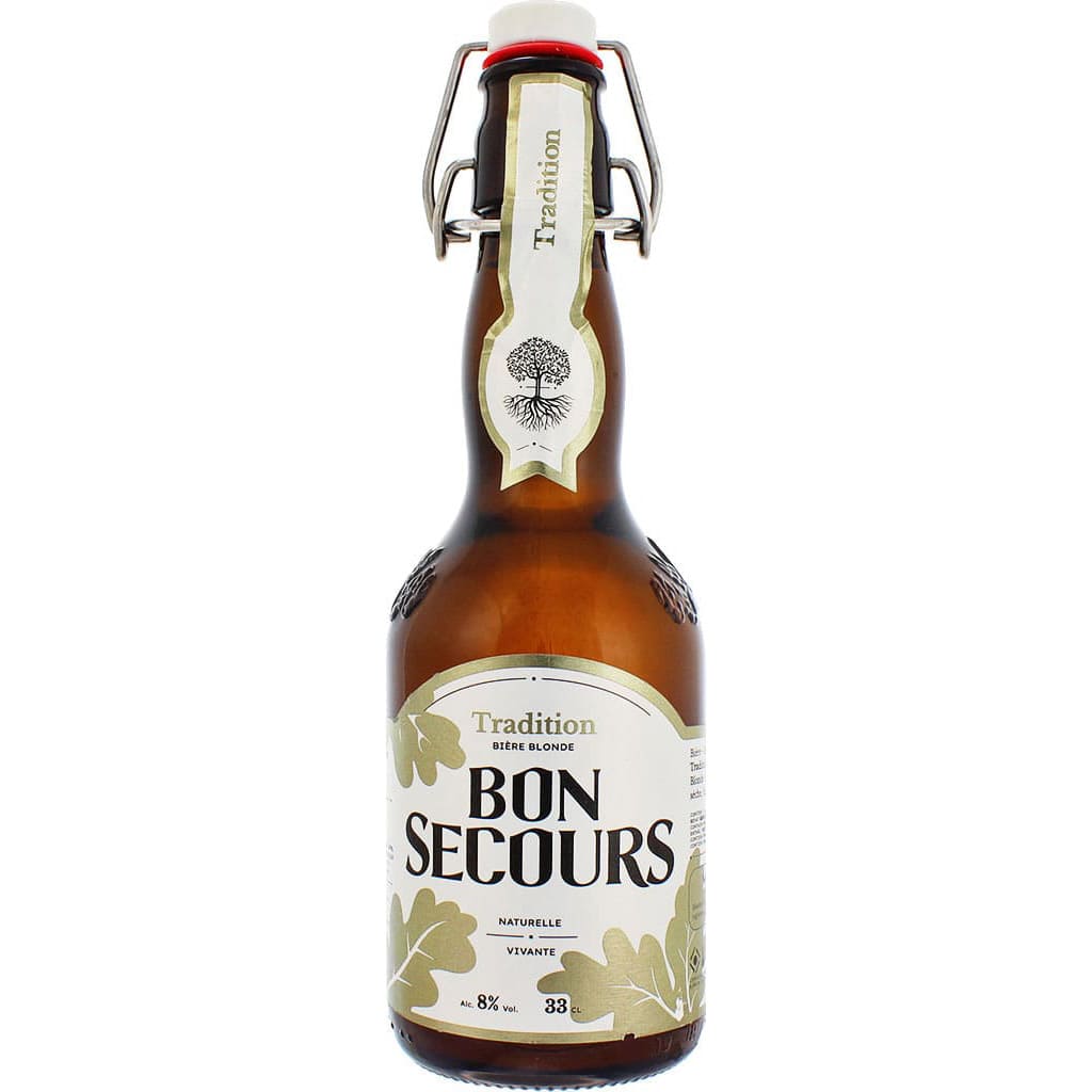 Bière Bon Secours Blonde par la brasserie belge Caulier