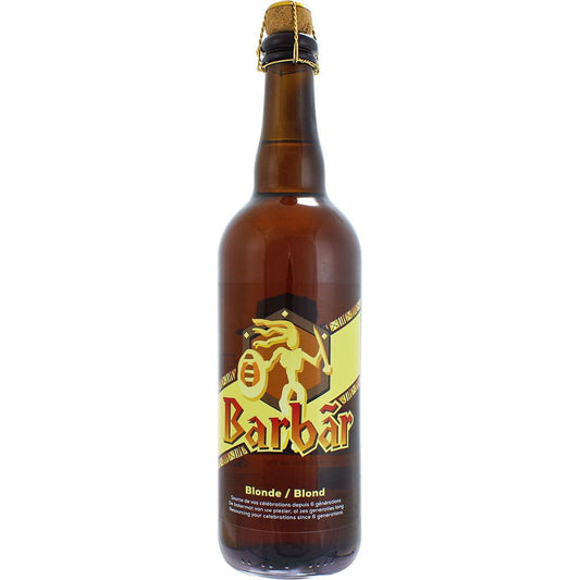 Bière Barbar Blonde brassée par Lefebvre, Belgique en 75cl
