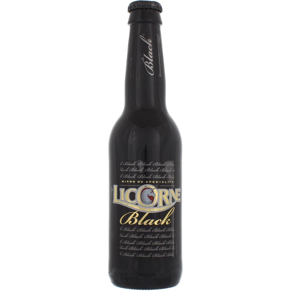 Bière Licorne Black brassée par Licorne en France