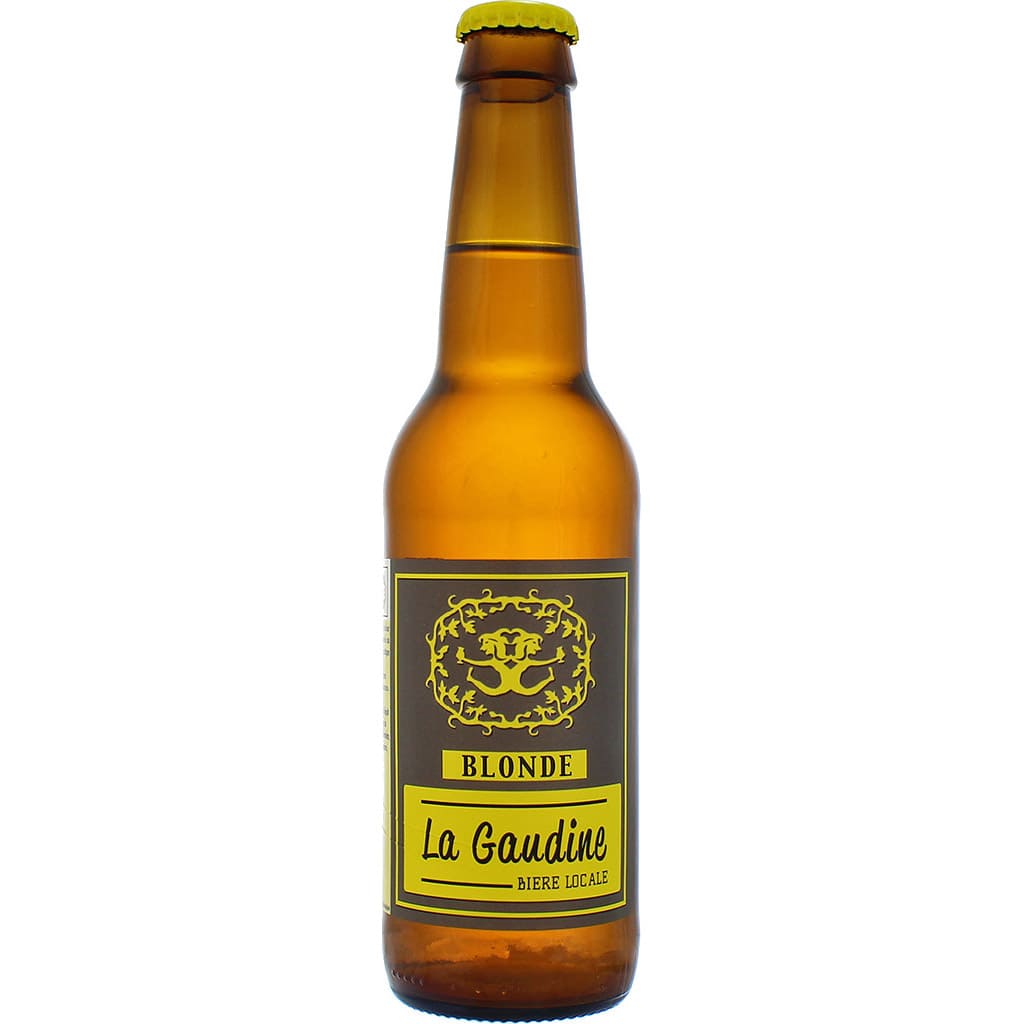 Bière La Gaudine Blonde brassée par la brasserie française de la Semène