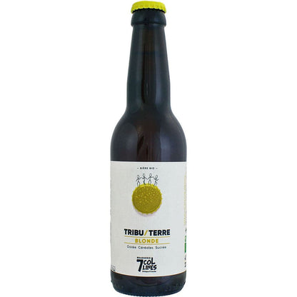 Bière Tribu Terre Bio brassée par la brasserie stéphanoise des 7 Collines
