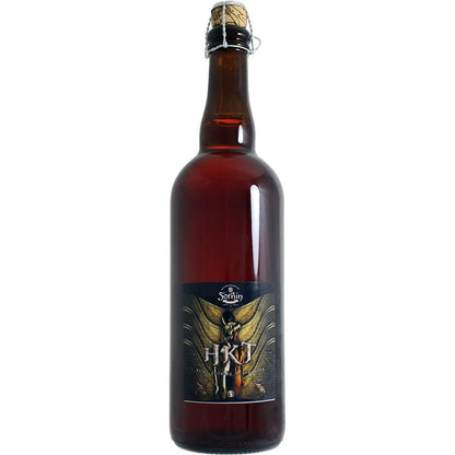 Bière française L'ègyptienne HKT par Les Brasseurs du Sornin en 75 cl - ancienne étiquette