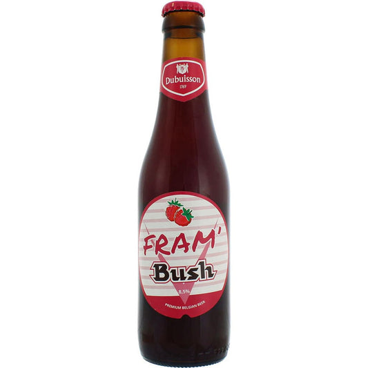 Bière Fram Bush brassée par la brasserie Dubuisson en Belgique