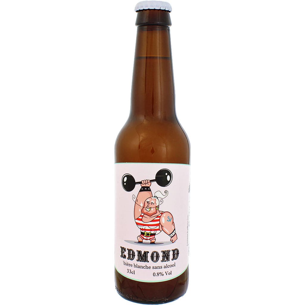 Bière Edmond Blanche Sans Alcool brassée par la brasserie française Edmond