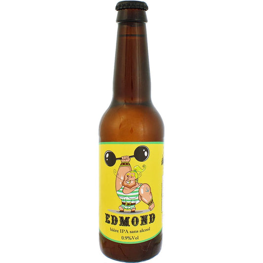 Bière Edmond IPA Sans Alcool brassée par la brasserie française Edmond