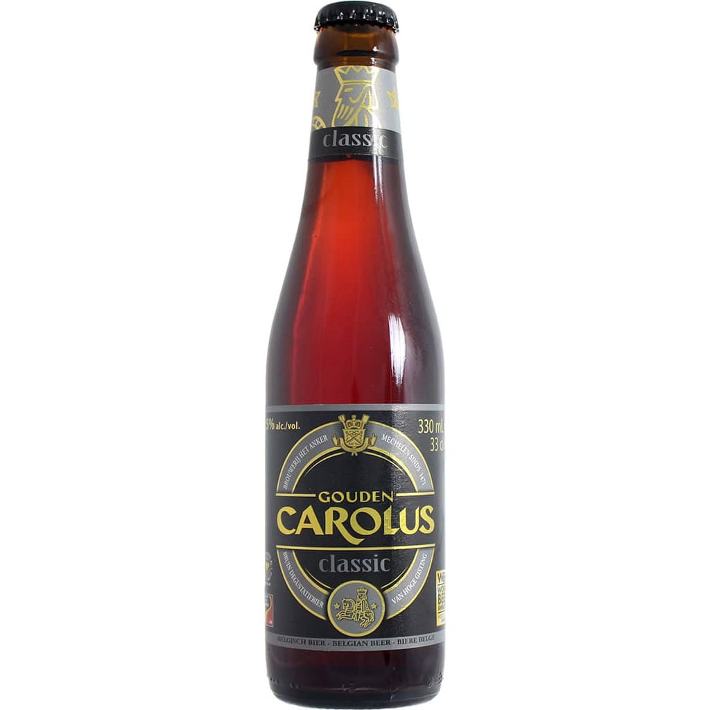 Bière Gouden Carolus Classic brassée par Het Anker, Belgique - ancienne étiquette