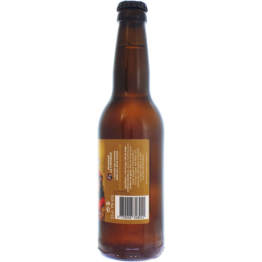 Bière Les Canailles Internationales - Blonde Triple au seigle brassée par La Canaille, France en 33cl