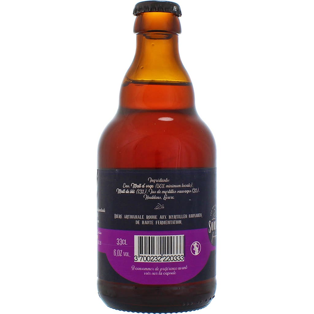 La Baie des Loups est une bières fruitée, aromatisée à la myrtille sauvage et possédant une robe rouge. Elle se distingue par son caractère légèrement acidulé sur des notes maltées.
