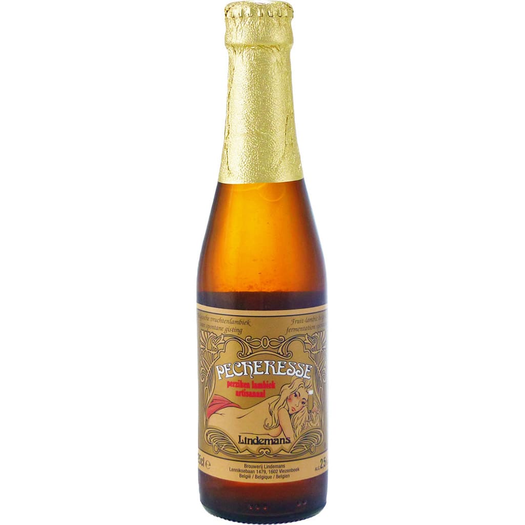 Lindemans Pêcheresse - Bière belge brassée par Lindemans