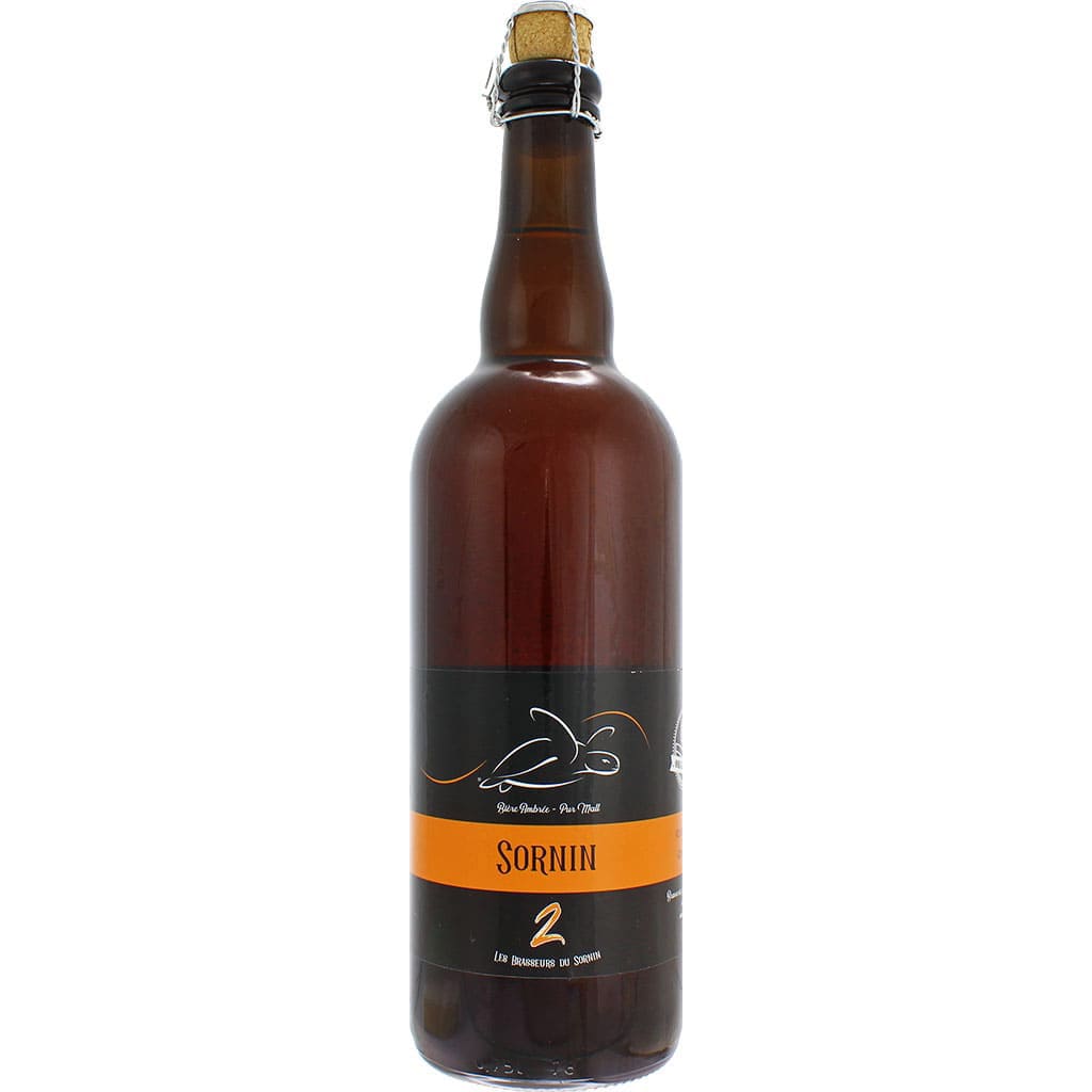 Bière Sornin Ambrée brassée par Les Brasseurs du Sornin 75cl