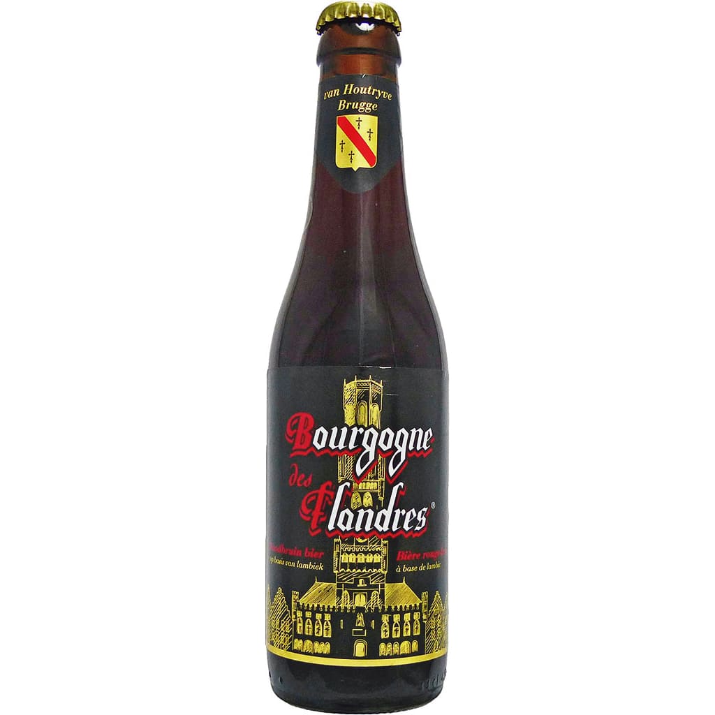 Bière Bourgogne des Flandres Brune brassée par Timmermans, Belgique - ancienne étiquette