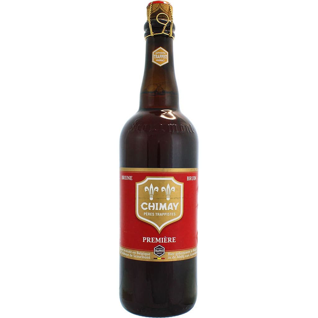 Bière Chimay Rouge Première par la brasserie belgique Abbaye de Chimay en 75cl