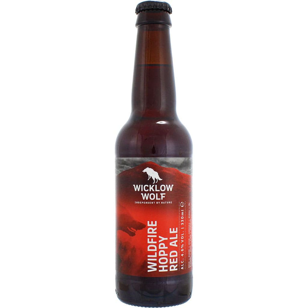 Bière Wildfire Hoppy Red Ale brassée par la brasserie irlandaise Wicklow Wolf