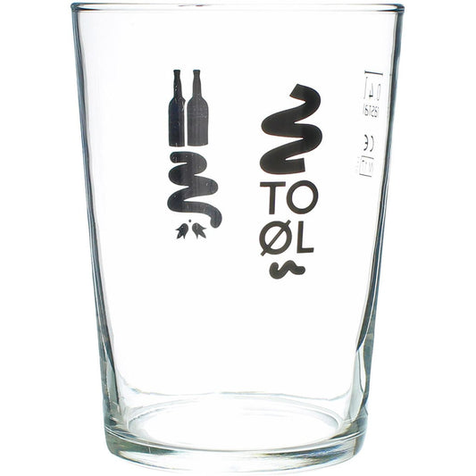 Verre droit 40 cl de la brasserie To Ol (Danemark)