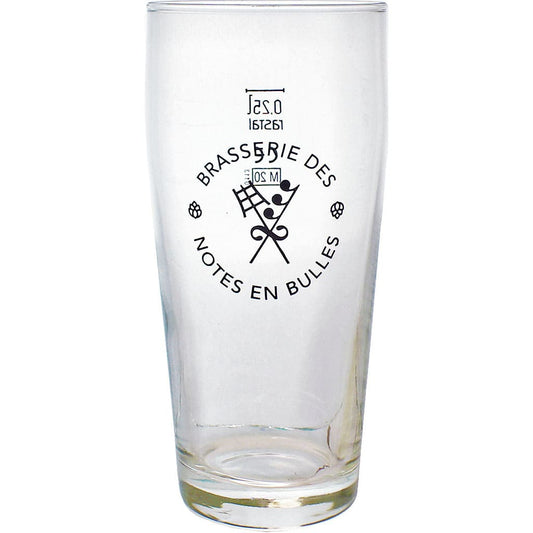 Verre Notes en Bulles de la brasserie Notes En Bulles, France