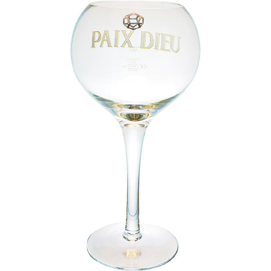 Verre de 50cl Paix dieu par la brasserie belge Caulier