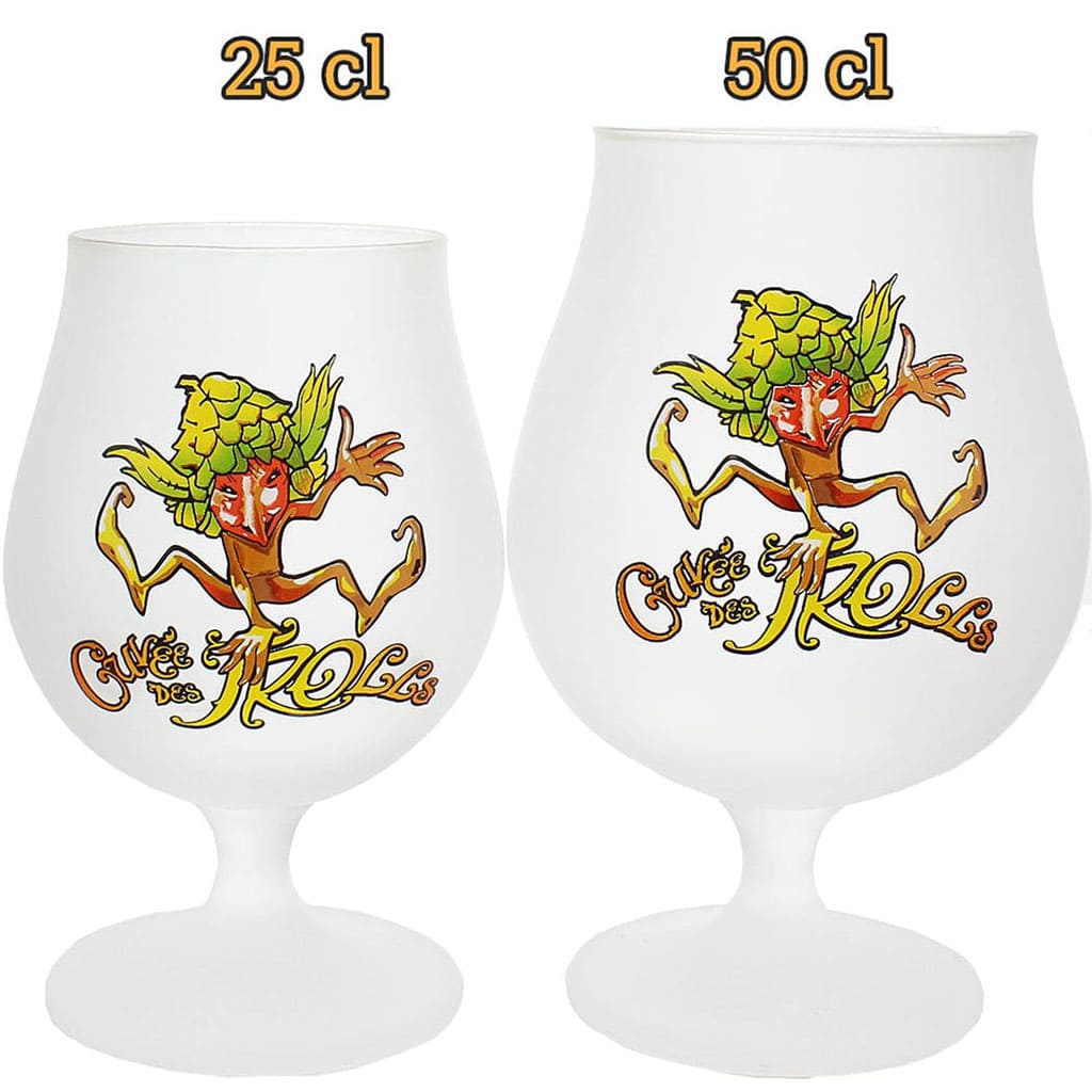 Verre 25 cl Tulipe Cuvée des Trolls - Brasserie Dubuisson