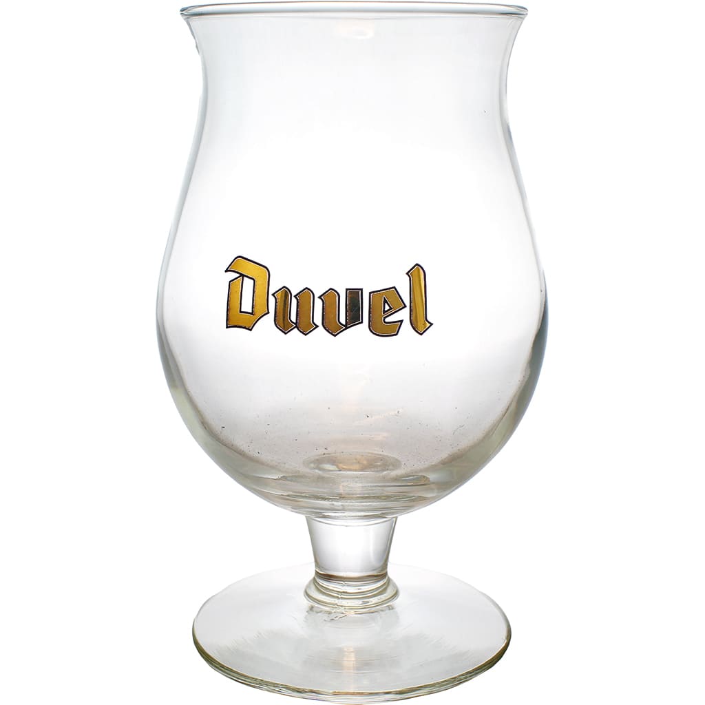 Verre Duvel doré de la brasserie Duvel Moortgat, Belgique