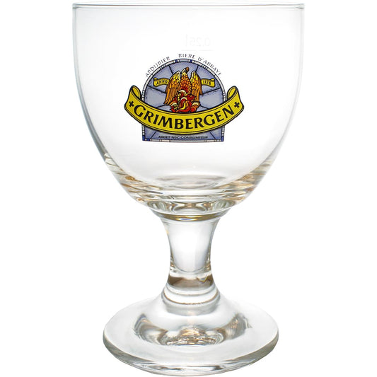 Verre Grimbergen de la brasserie Abbaye de Grimbergen, Belgique